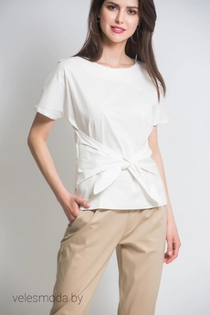 Блузка 499 молочный Ivera collection