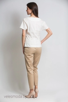 Блузка 499 молочный Ivera collection