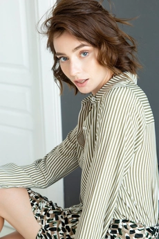 Рубашка 5007 хаки Ivera collection