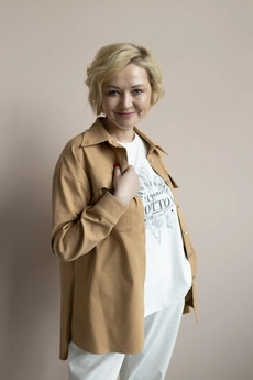 Рубашка 5010 песочный Ivera collection