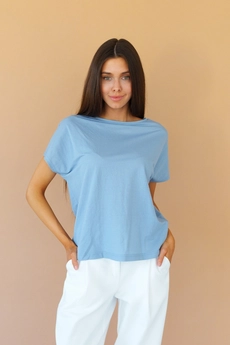 Футболка 5015L голубой Ivera collection
