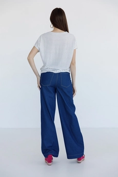 Футболка 5015 белый + черный Ivera collection