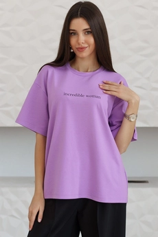 Футболка 5062П сиреневый Ivera collection
