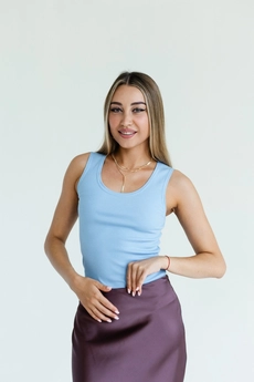Топ 5063 голубой Ivera collection