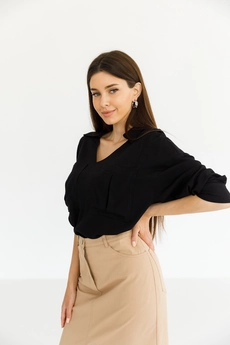 Блузка  5064 черный Ivera collection