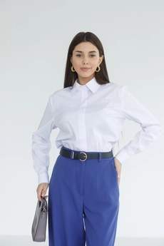 Блузка 5066 белый Ivera collection