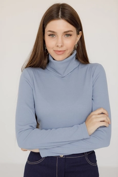 Джемпер 5075 серо-голубой Ivera collection