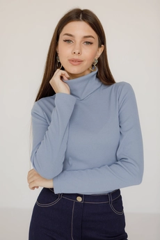 Джемпер 5075 серо-голубой Ivera collection