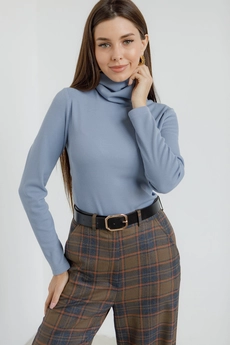 Джемпер 5075 серо-голубой Ivera collection