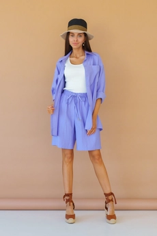 Рубашка 5089 сиреневый Ivera collection