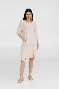 Платье 516 бежевый Ivera collection