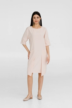 Платье 516 бежевый Ivera collection