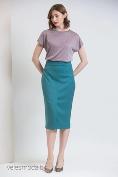 Юбка 567 бирюзовый Ivera collection