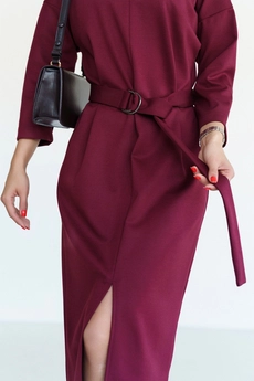 Платье 584П винный Ivera collection