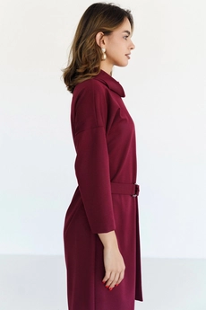Платье 584П винный Ivera collection