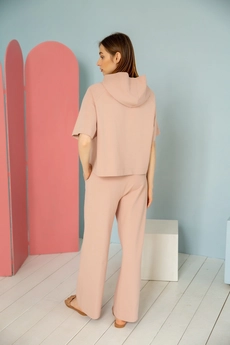 Спортивный костюм 6009 пудровый Ivera collection
