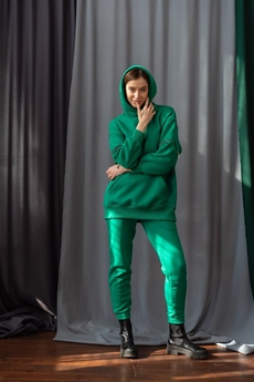 Спортивный костюм 6021 зеленый Ivera collection