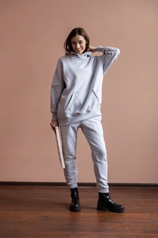 Спортивный костюм 6021 светло-серый Ivera collection