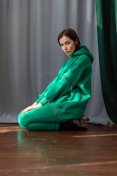 Спортивный костюм 6021 зеленый Ivera collection