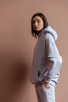 Спортивный костюм 6021 светло-серый Ivera collection