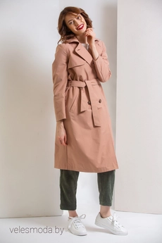Плащ 687 персиковый Ivera collection