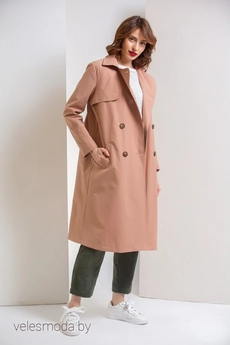 Плащ 687 персиковый Ivera collection