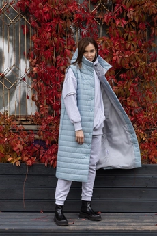 Жилет 7002 голубой Ivera collection