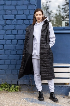 Жилет 7002 черный Ivera collection