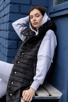 Жилет 7002 черный Ivera collection