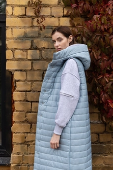 Жилет 7002 голубой Ivera collection