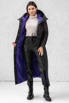 *Пальто 7007 черный Ivera collection