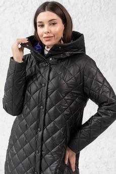 *Пальто 7007 черный Ivera collection