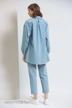 Рубашка 723 голубой Ivera collection