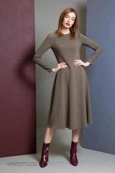 Платье 826 хаки Ivera collection