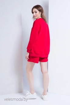 Костюм с шортами 892 красный Ivera collection