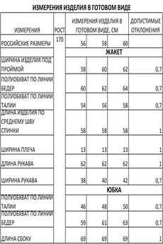 Костюм с юбкой 1435 Iva