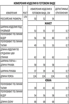 Костюм с юбкой 1329 Iva