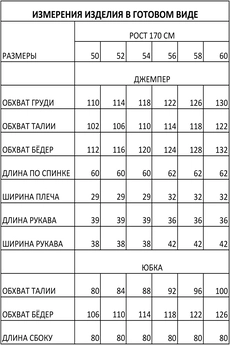 Костюм с юбкой 1391 черный-1 Iva