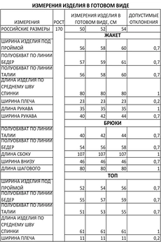 Костюм брючный 1437 Iva