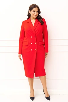 Платье 1533 красный Iva