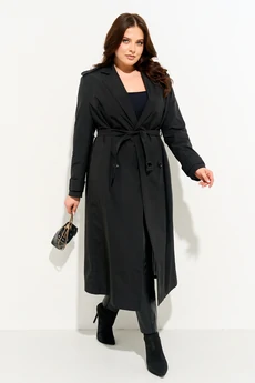 Плащ 1721 черный Iva