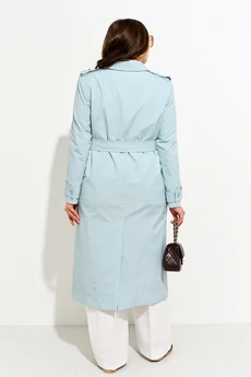 Плащ 1721 голубой Iva