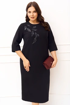 Платье 1833 черный Iva