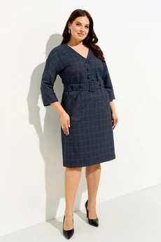 Платье 1835 серый Iva