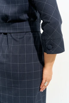 Платье 1835 серый Iva