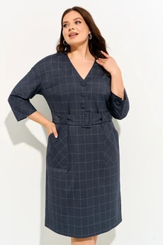 Платье 1835 серый Iva