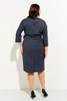 Платье 1835 серый Iva