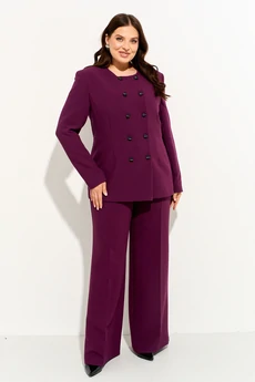 Костюм брючный 1850 винный Iva