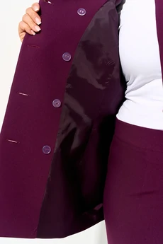 Костюм брючный 1850 винный Iva