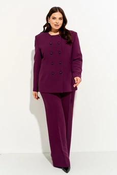 Костюм брючный 1850 винный Iva